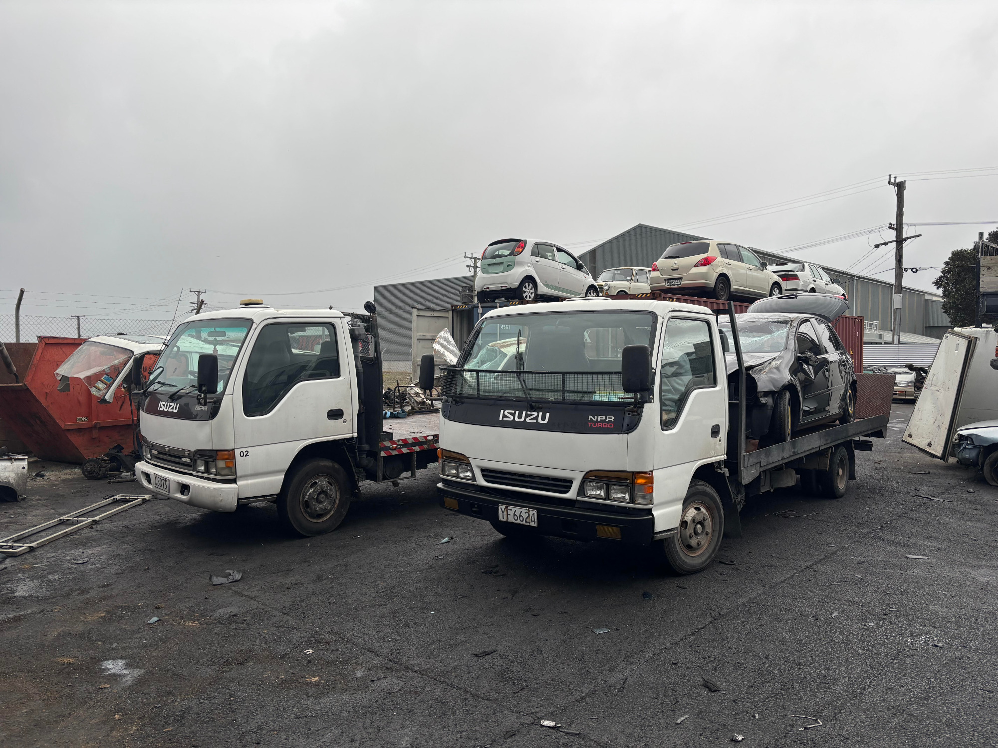 Mack's Garage wrecking yard in Kelson, Lower Hutt